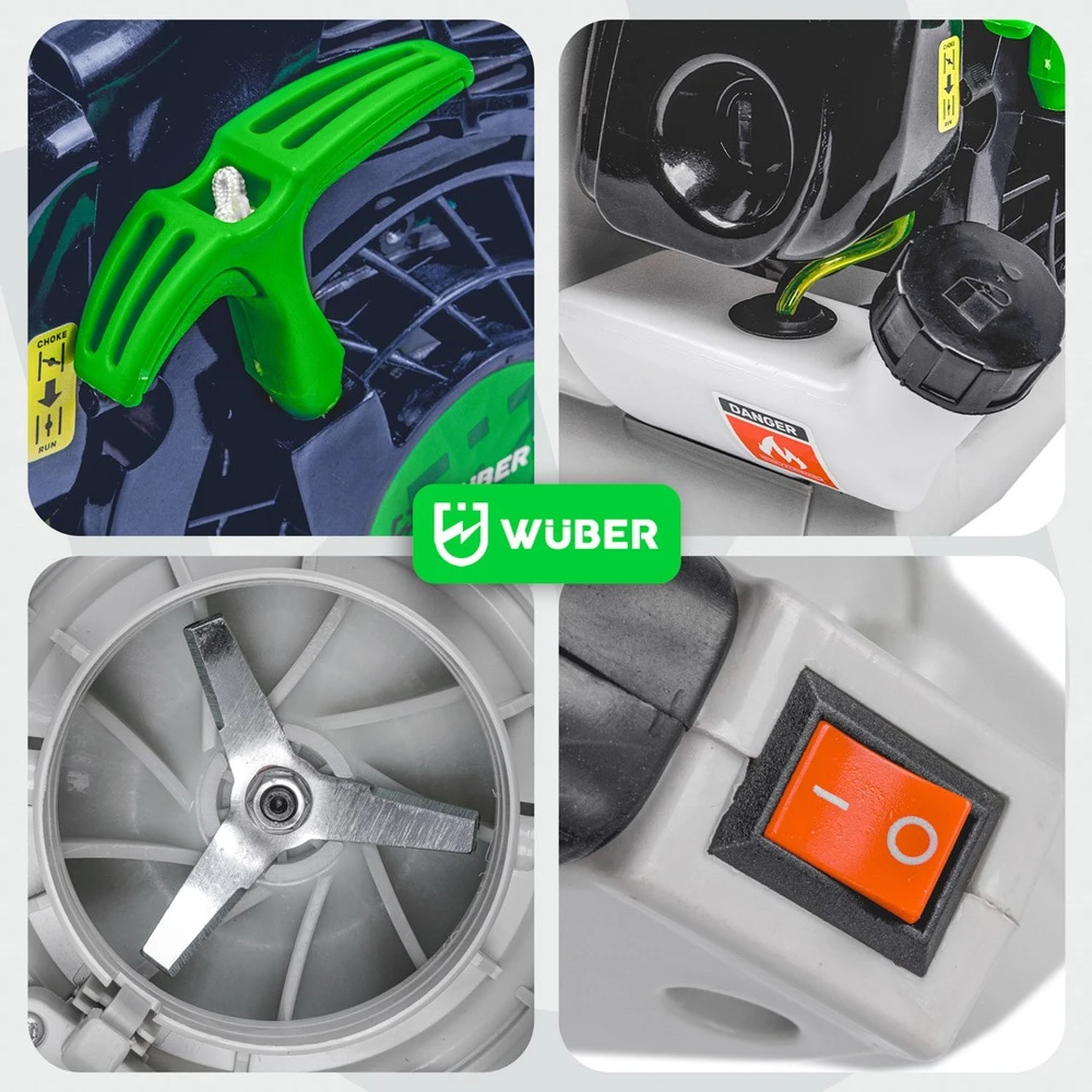 Benzininis lapų pūstuvas/siurblys WUBER W43434