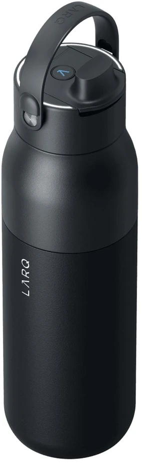Gertuvė LARQ PureVis 2 buteliukas – išmanus, savaime išsivalantis filtro buteliukas, UV-C šviesa, 1 l (obsidiano juodas)