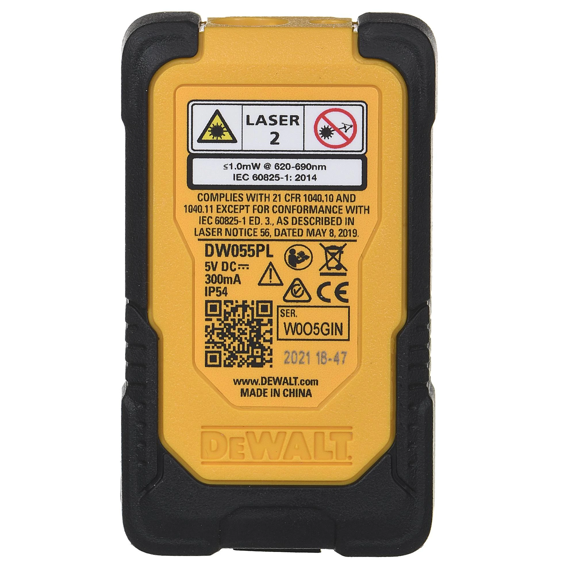 DeWalt kišeninis lazerinis atstumų matuoklis DW055PL
