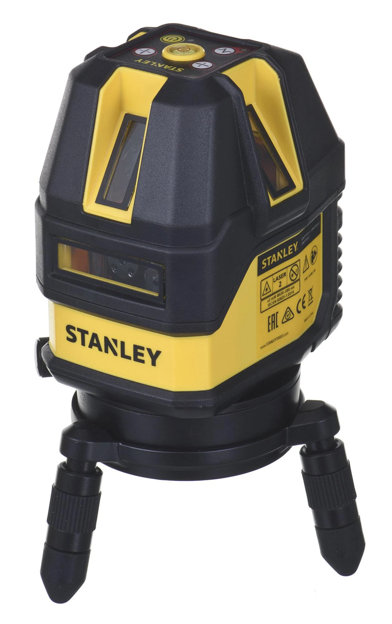 Stanley Kryžminis lazerinis nivelyras Multi-line 4V1H, raudonas
