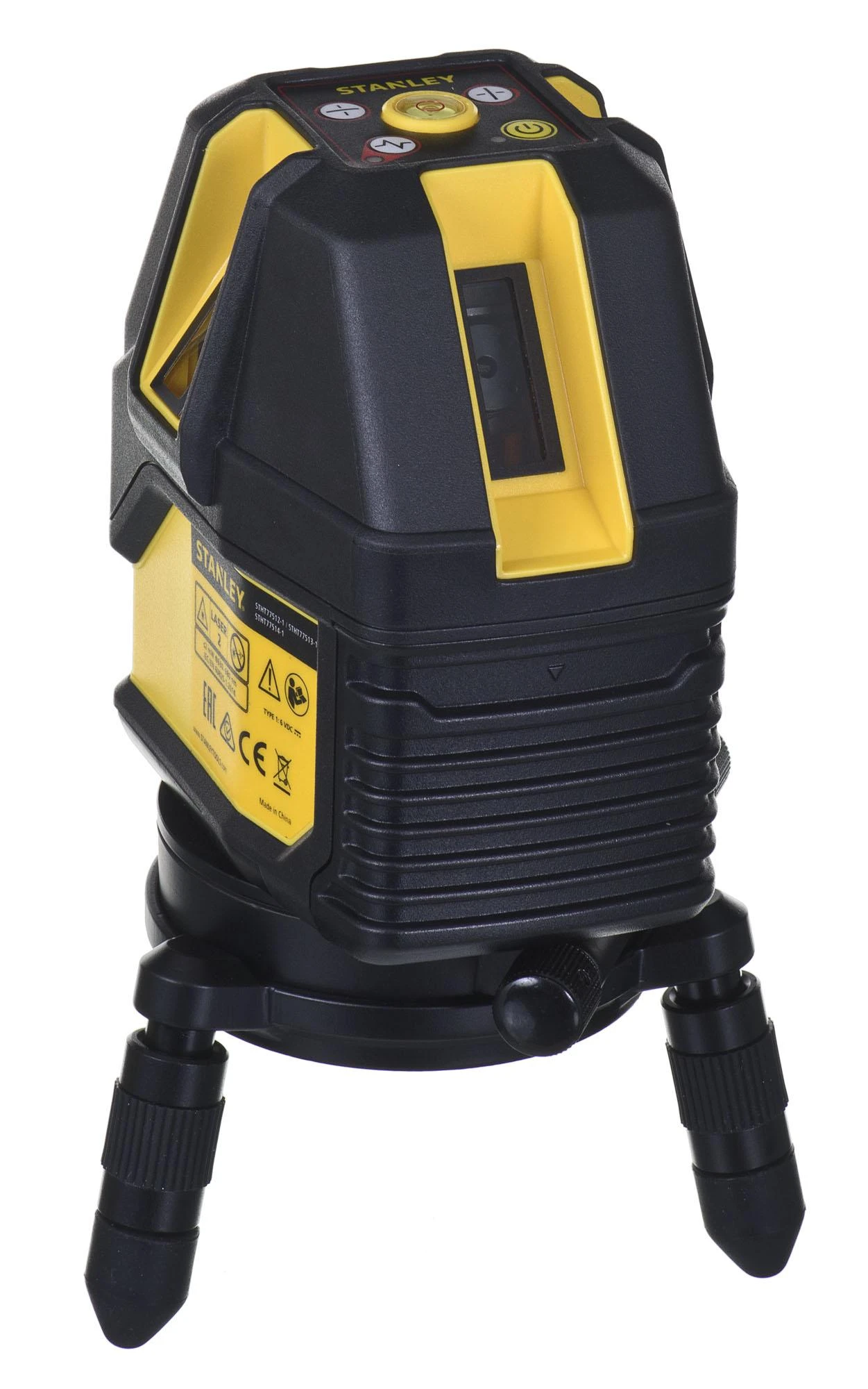 Stanley Kryžminis lazerinis nivelyras Multi-line 4V1H, raudonas