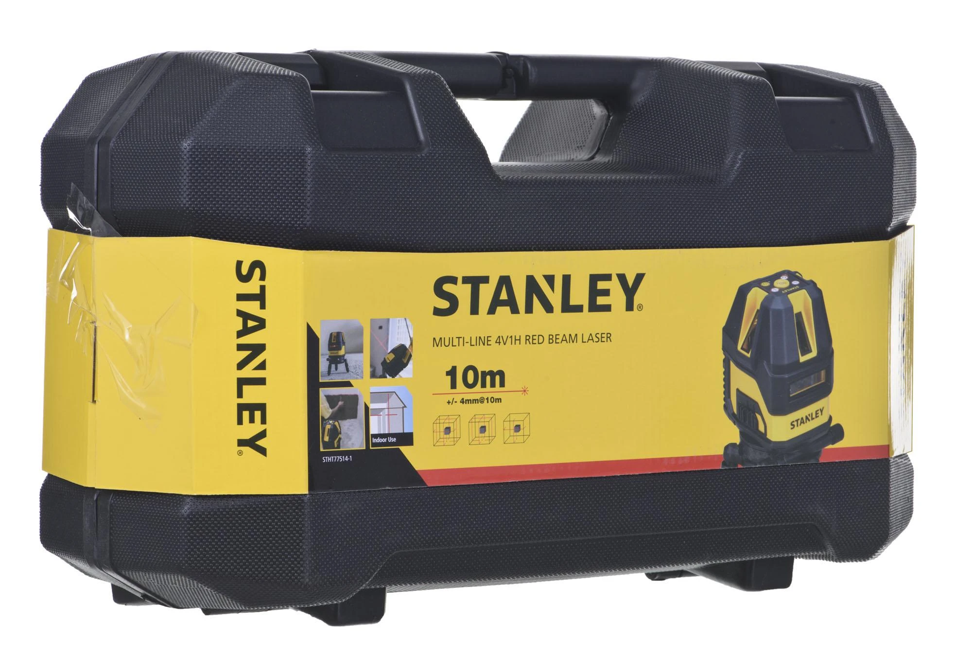 Stanley Kryžminis lazerinis nivelyras Multi-line 4V1H, raudonas