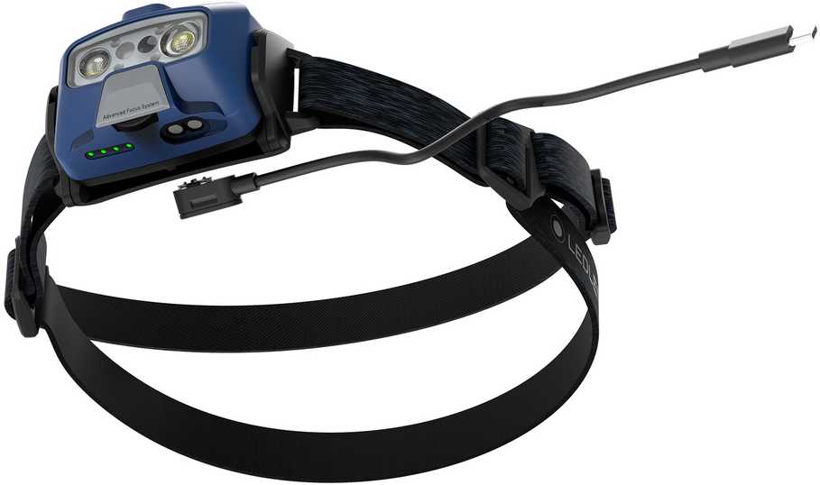 LED Lenser Žibintuvėlis czołowa Ledlenser LEDLENSER HF6R Core mėlynas