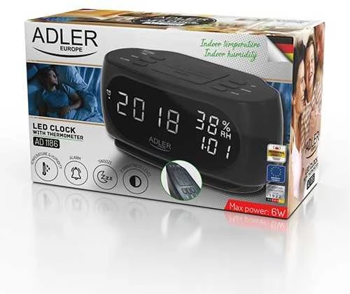 Led žadintuvas adler reklama 1186