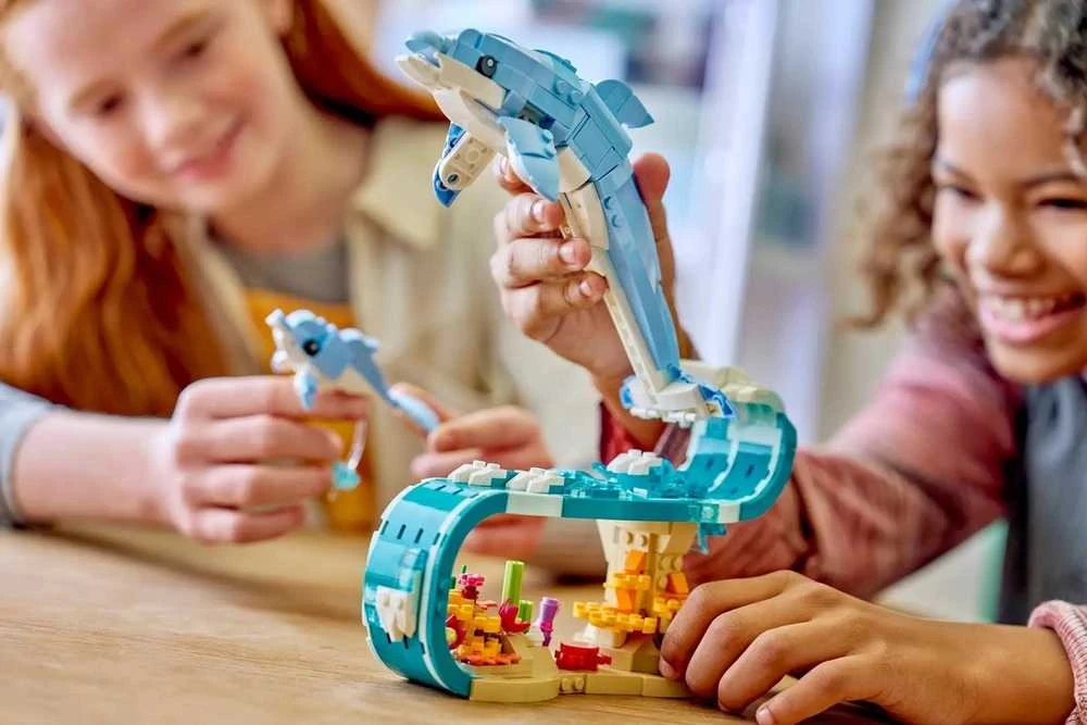 LEGO® Creator 3 in 1 Jūrų gyvūnai: gražūs delfinai 31385