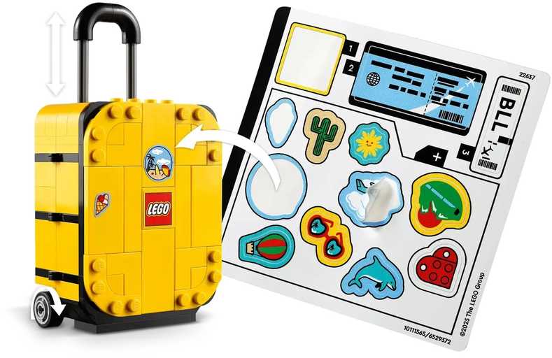 LEGO Geltona kelioninė lagaminas 40817