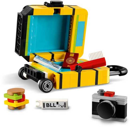 LEGO Geltona kelioninė lagaminas 40817