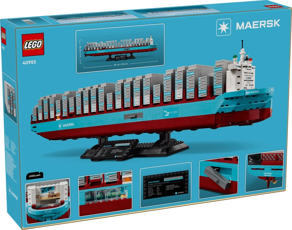 LEGO Kontenerowiec su Napędem Dual-Fuel Maersk 40955