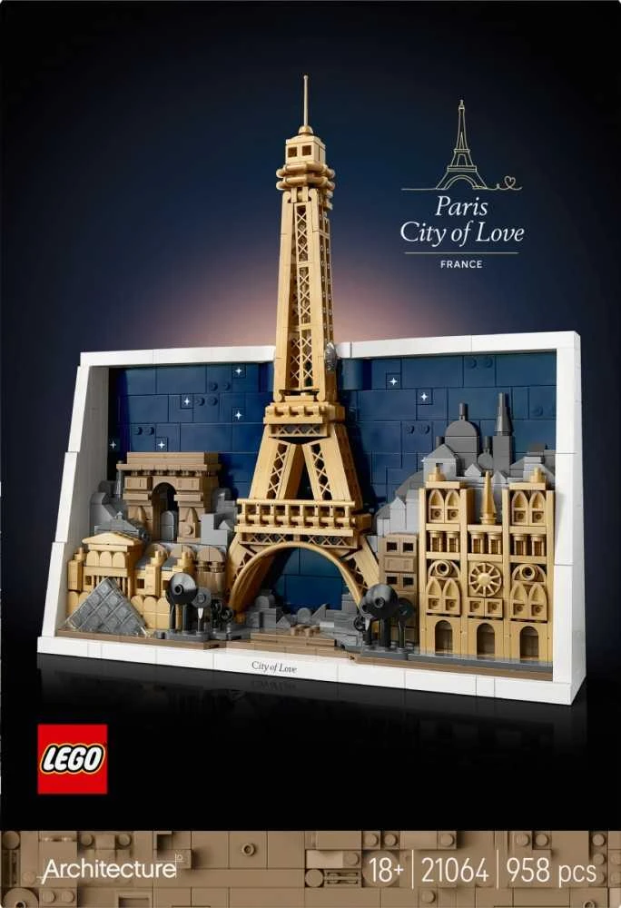LEGO architecture - paryż miasto miłości 21064