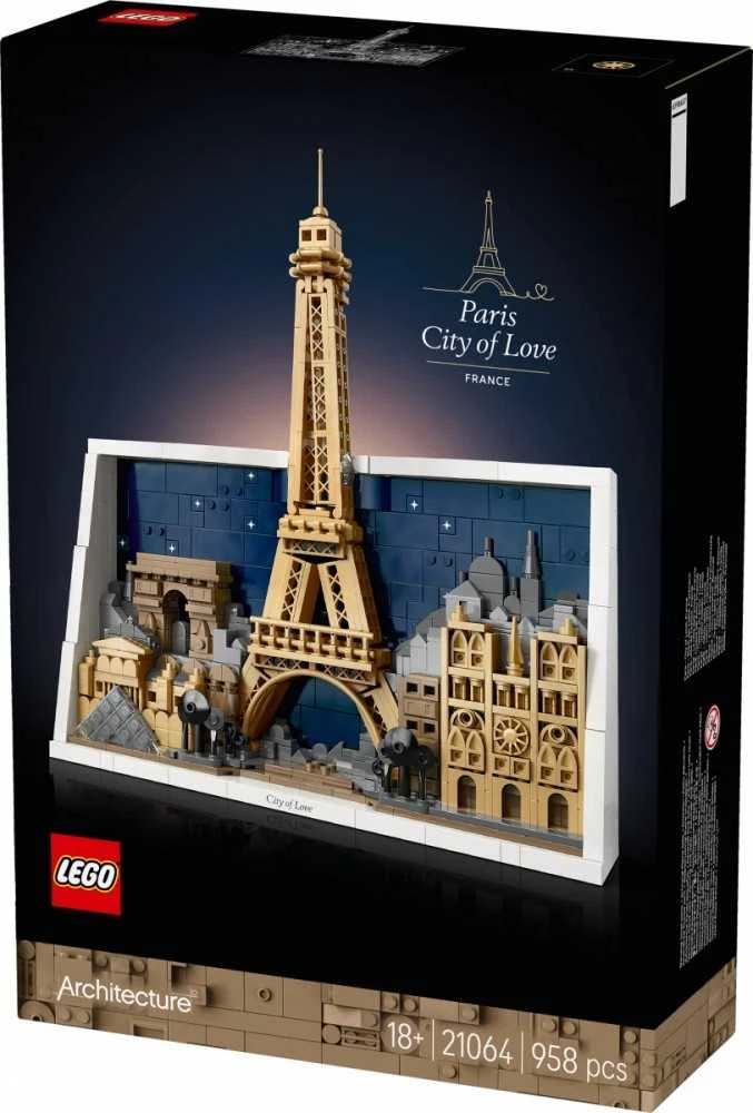 LEGO architecture - paryż miasto miłości 21064