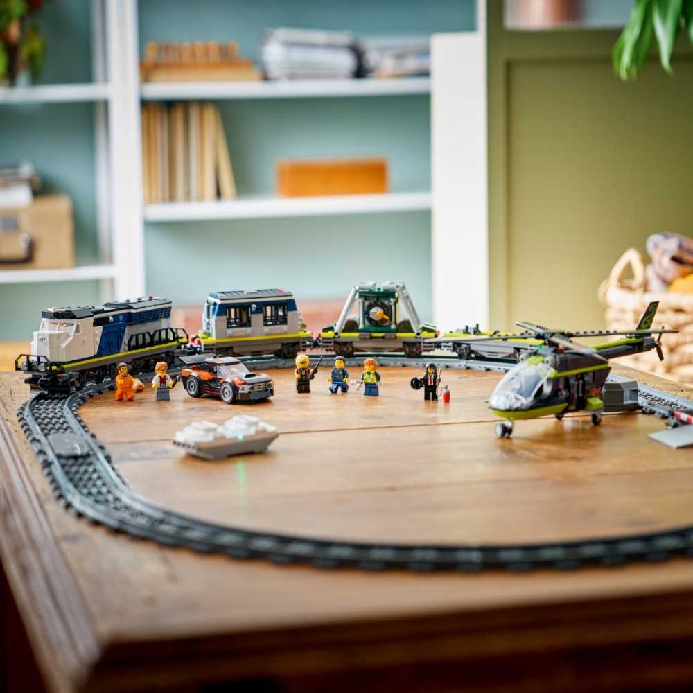 LEGO® Klocki Miesto kvartalai Policijos traukinio apiplėšimas 60508