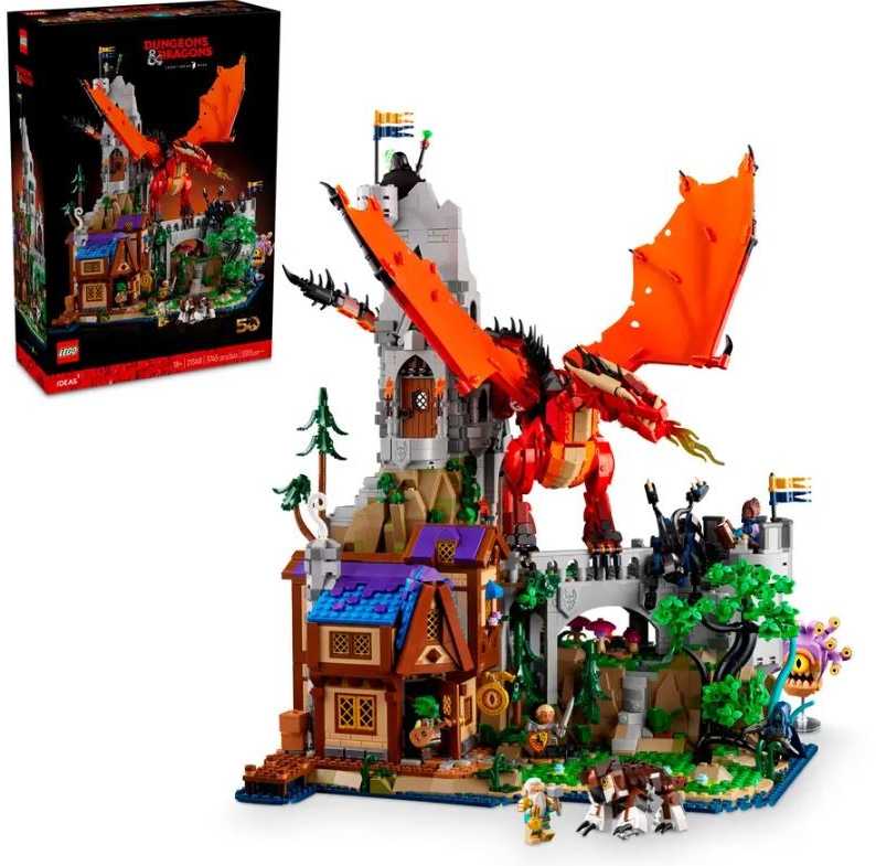 LEGO® Ideas Dungeons & Dragons: raudonojo drakono istorija (21348) 21348