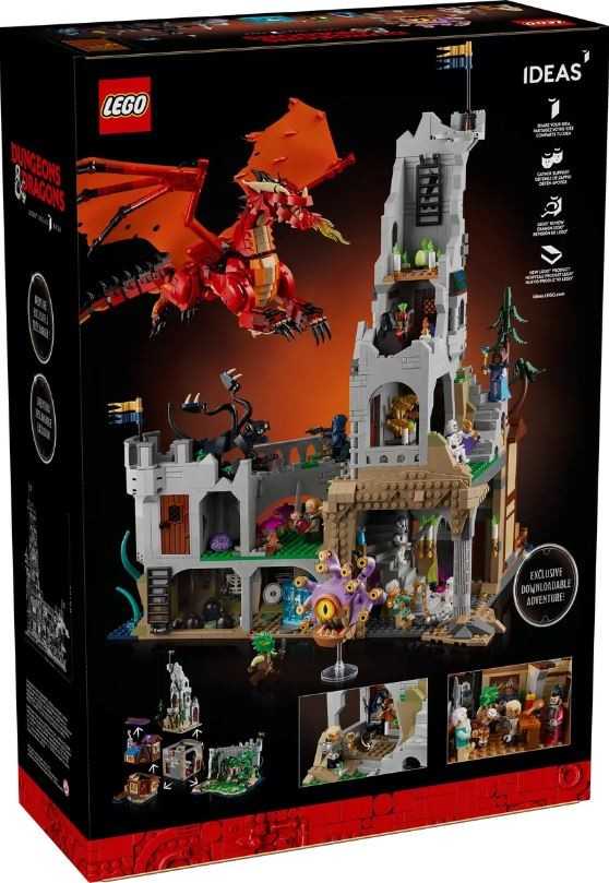 LEGO® Ideas Dungeons & Dragons: raudonojo drakono istorija (21348) 21348