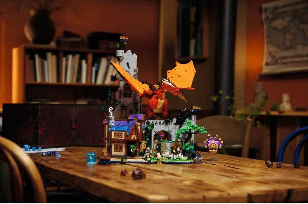 LEGO® Ideas Dungeons & Dragons: raudonojo drakono istorija (21348) 21348