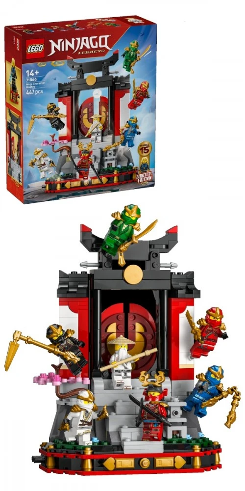LEGO Ninjago dekoracija su ninja veikėjais — 15-metis 71866