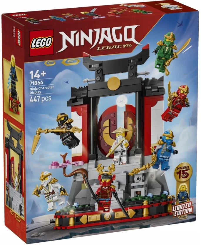 LEGO Ninjago dekoracija su ninja veikėjais — 15-metis 71866