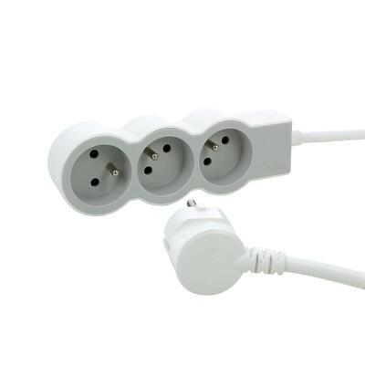 Legrand Standartinis ilgintuvas 3x2P+Z 3m balta ir-pilka
