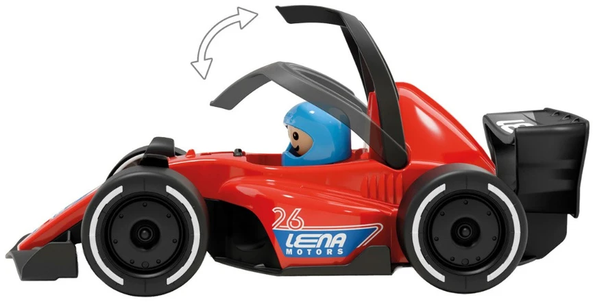 Lena Formuła samochód wyścigowy 21 cm dėžutėje