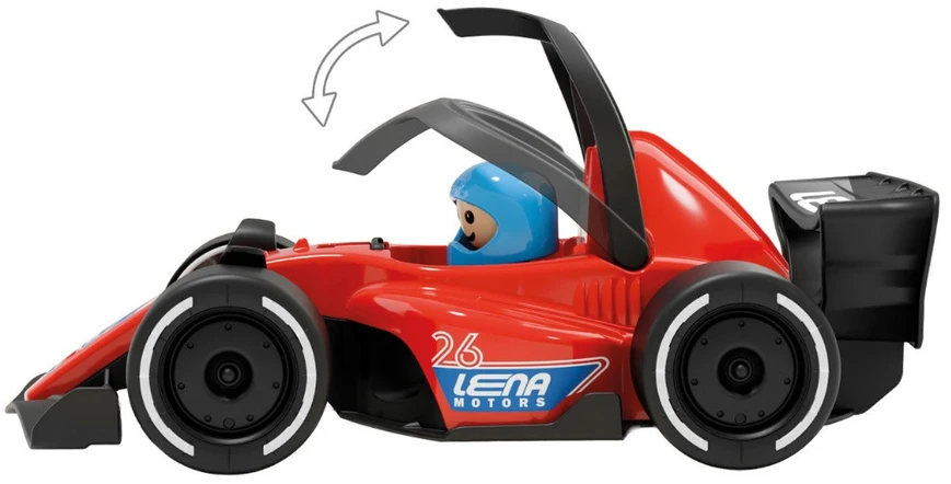 Lena Formuła samochód wyścigowy 21 cm dėžutėje