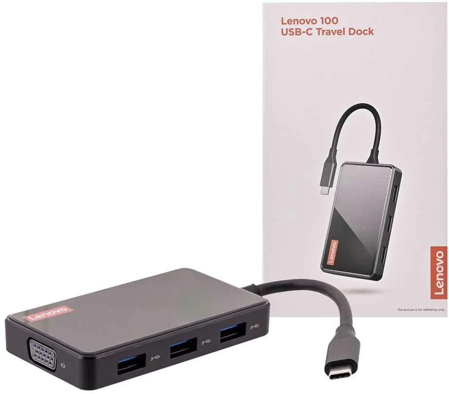 Lenovo 100 USB-C adapteris su jungtimis
