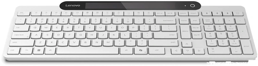 Lenovo 800 Self-Charging Bluetooth Klaviatūra-US English | Klaviatūra | Bluetooth | US English | Baltas