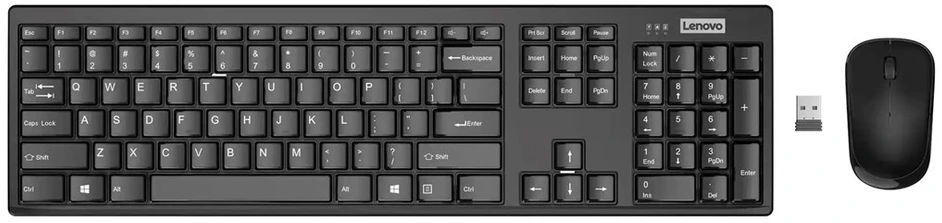Stacionarus kompiuteris Lenovo IdeaCentre Mini 01IRH8 i5-13420H 16GB DDR4 3200 512GB SSD Intel UHD Graphics Windows 11 Pro Cloud Pilkas + Lenovo 100 belaidė klaviatūra ir pelė rinkinys