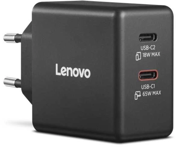Lenovo GaN įkroviklis su dviem USB-C jungtimis