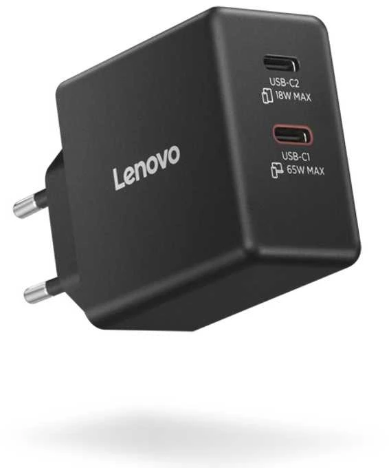 Lenovo GaN įkroviklis su dviem USB-C jungtimis