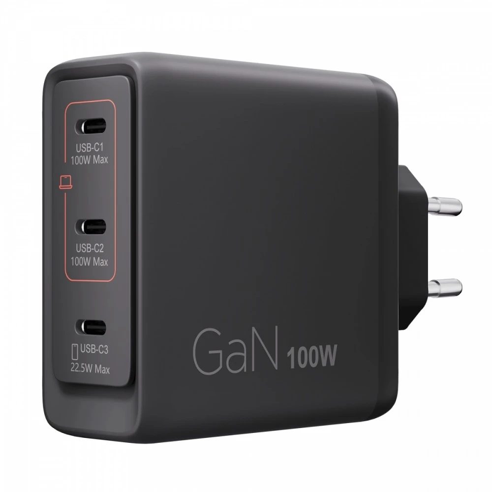 LENOVO daugiaportinis USB-C 100W GAN įkroviklis