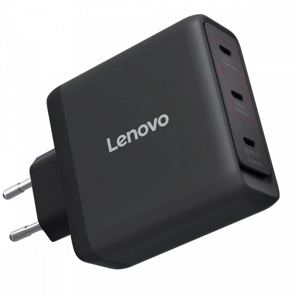LENOVO daugiaportinis USB-C 100W GAN įkroviklis