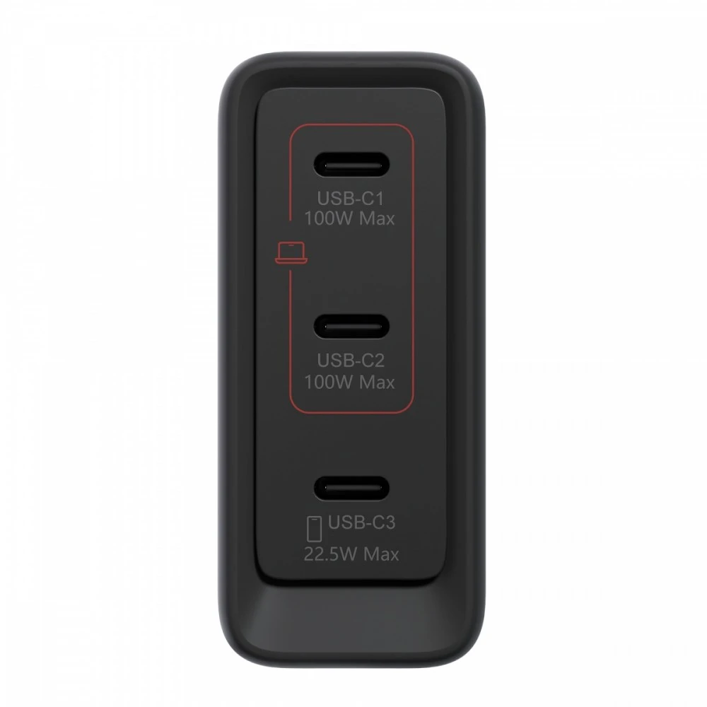 LENOVO daugiaportinis USB-C 100W GAN įkroviklis