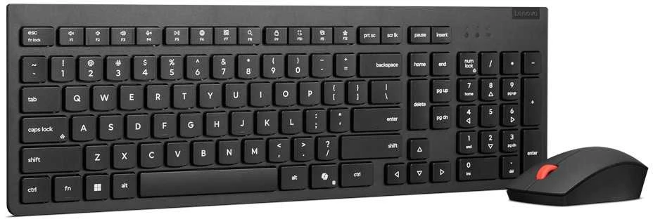 Klaviatūra LENOVO Essential Wls KBD ir pelės rinkinys