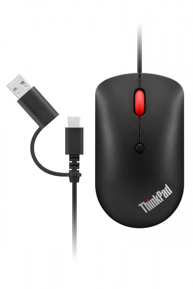 Lenovo Pelė su laidu kompaktowa usb-c thinkpad 4y51d20850