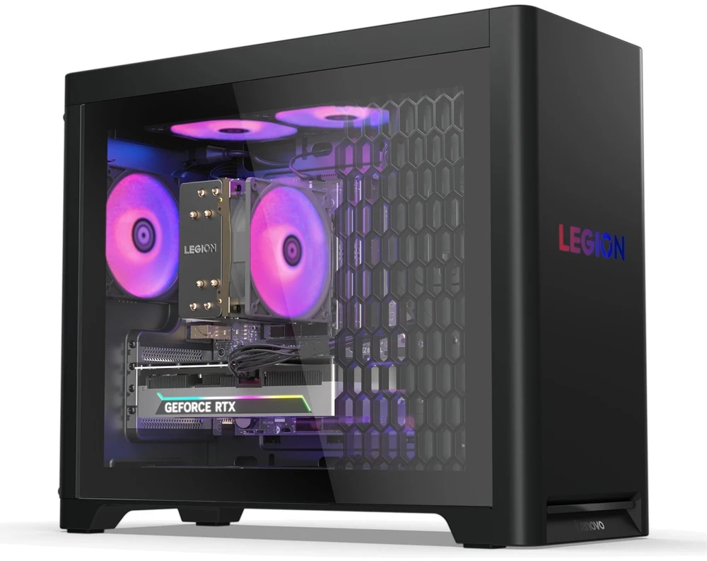 Lenovo Legion T5 30AGB10 Ryzen 5 7600 32GB DDR5 5600 1TB SSD GeForce RTX 5060 Ti 8GB Wi-Fi + Bluetooth Windows 11 Eclipse Juodas