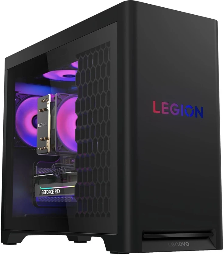 Stacionarus kompiuteris Lenovo Legion T5 30AGB10 Ryzen 5 7600 32GB DDR5 5600 SSD 1TB GeForce RTX 5060 8GB 500W NoOS Eclipse Juodas