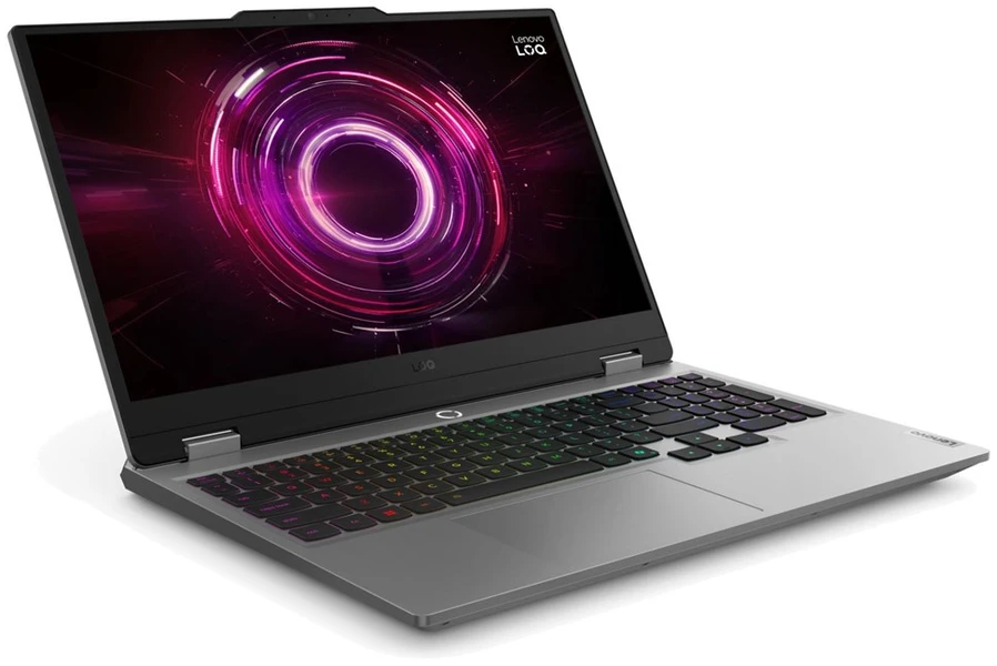 Lenovo LOQ 15AHP10 Ryzen 7 250 15,6" FHD IPS 300 nitų 144Hz AG 16GB DDR5 5600 512GB SSD GeForce RTX 5050 8GB 5,0MP kamera 60Wh Windows 11 Luna pilkas