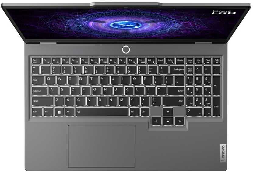 Žaidimų nešiojamas kompiuteris Lenovo LOQ 15IAX9 | Intel Core i5-12450HX, NVIDIA GeForce RTX 3050 6 GB, 15,6" FHD IPS 144 Hz, 16 GB RAM, 512 GB SSD, Windows 11 Home | Luna Grey