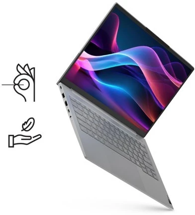 Lenovo Nešiojamas kompiuteris thinkbook 14 g8 21sj00v6pb w11pro ultra 5 225u/16gb/512gb/int/14.0 wuxga/luna pilkas/3m. os + co2 offset