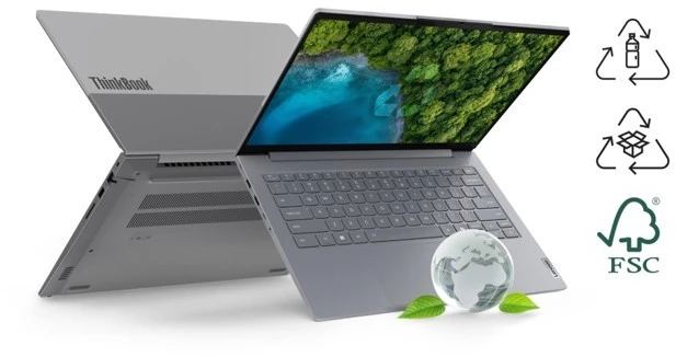Lenovo Nešiojamas kompiuteris thinkbook 14 g8 21sj00v6pb w11pro ultra 5 225u/16gb/512gb/int/14.0 wuxga/luna pilkas/3m. os + co2 offset