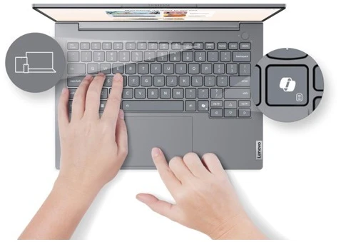 Lenovo Nešiojamas kompiuteris thinkbook 14 g8 21sj00v6pb w11pro ultra 5 225u/16gb/512gb/int/14.0 wuxga/luna pilkas/3m. os + co2 offset