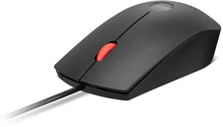 Lenovo Fingerprint Biometric USB Pelė Gen3 | su laidu | USB-A | Juodas/Raudona
