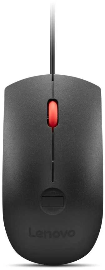 Lenovo Fingerprint Biometric USB Pelė Gen3 | su laidu | USB-A | Juodas/Raudona