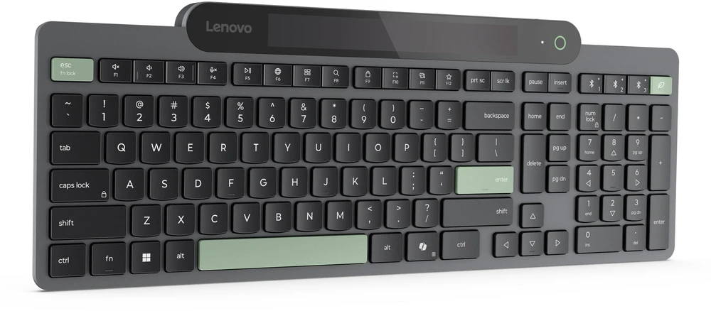 Lenovo 4Y41R69489 klaviatūra Home/Office Bluetooth US English Juodas, Žalias