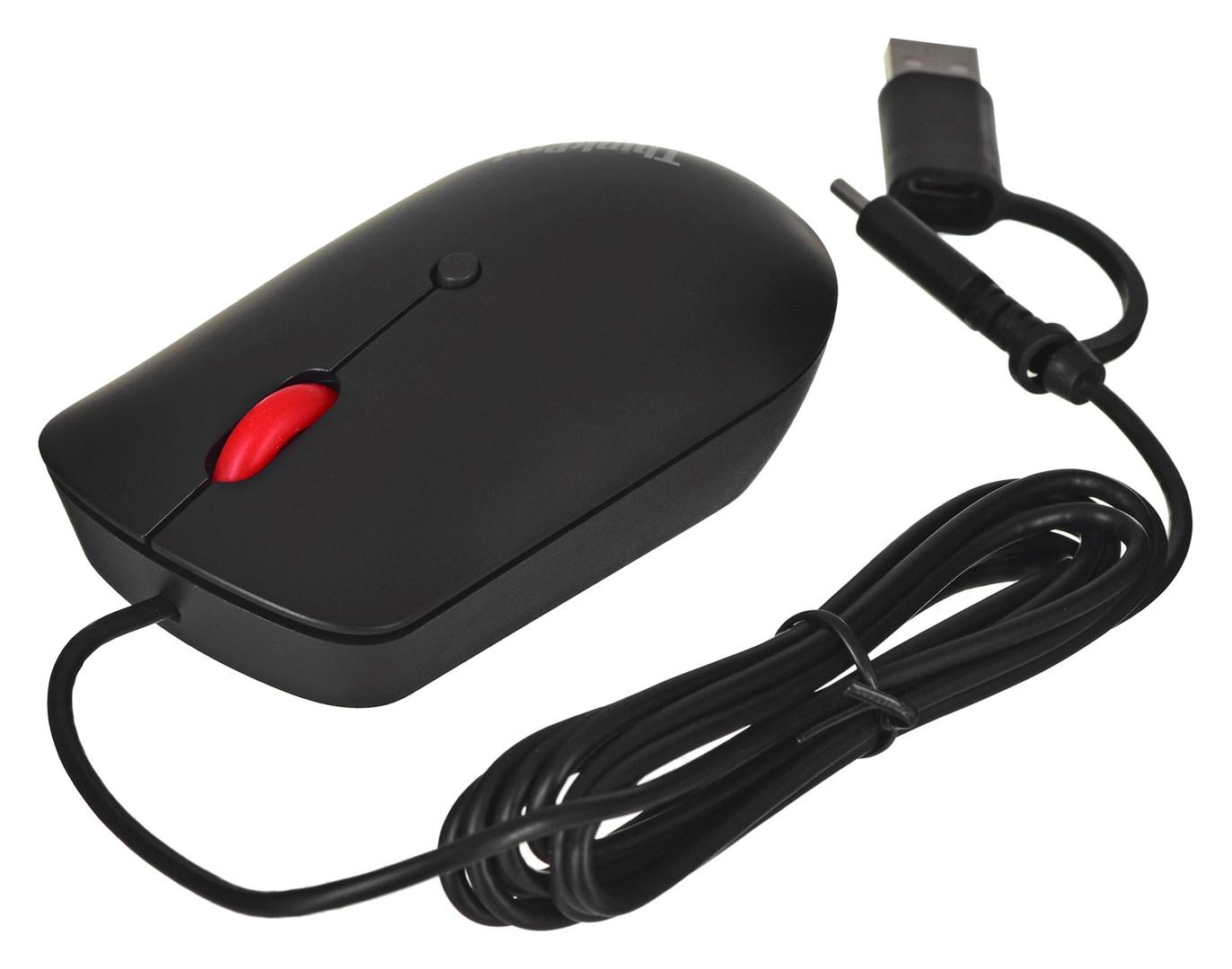 Lenovo | ThinkPad USB-C su laidu Compact Pelė | USB-C | Raven juodas