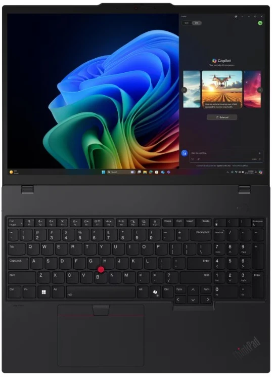 Nešiojamas kompiuteris Lenovo ThinkPad T16 Gen 4 21QE00A3PB Ultra 7 255U 16" WUXGA 32GB 1000SSD Int W11Pro