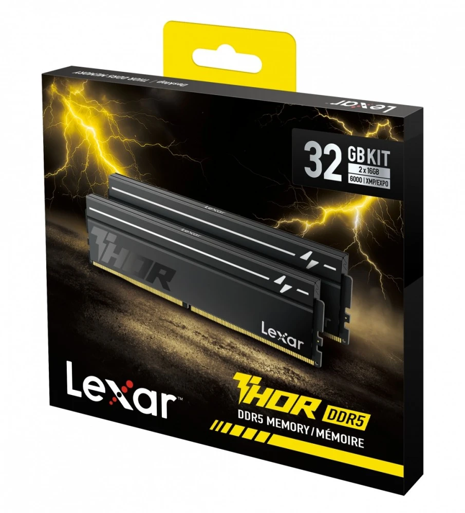 RAM „Lexar Thor“ 32 GB [2 x 16 GB 6000 MHz DDR5 CL38 DIMM]