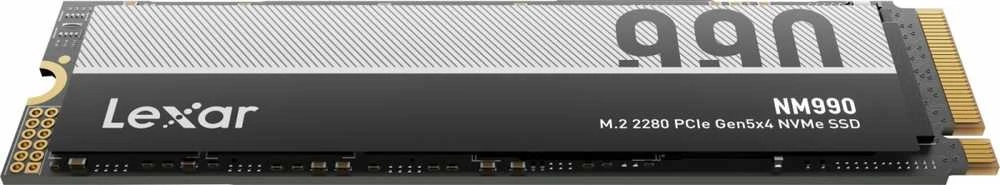 Lexar SSD | NM990 | 4000 GB | SSD form factor M.2 2280 | Solid-state drive sąsaja PCIe Gen 5x4 | Skaitymo greitis 14000 MB/s | Rašymo greitis 11000 MB/s
