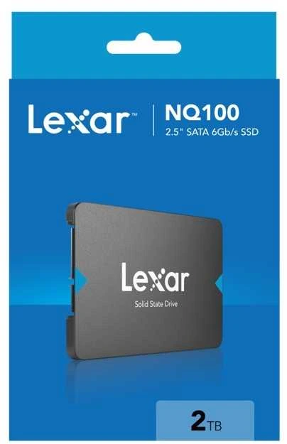 Lexar SSD | NQ100 | 2000 GB | SSD form factor 2.5" | Solid-state drive sąsaja SATA III | Skaitymo greitis 550 MB/s