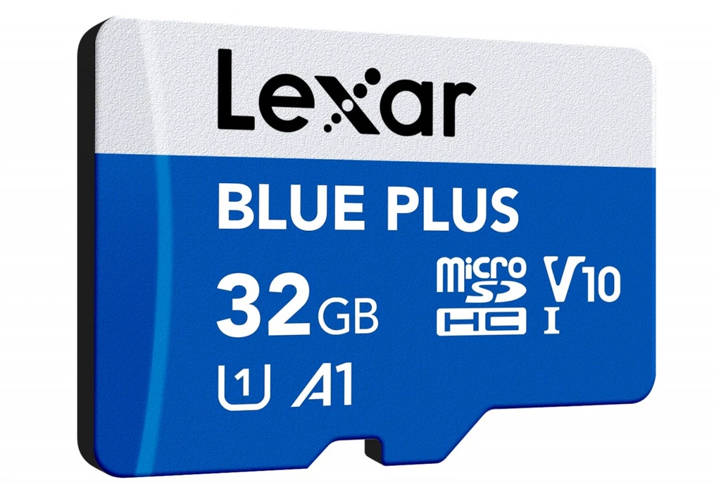 Atminties kortelė Lexar Karta pamięci microsdhc 32gb c10 a1 u3 v10 100mb/s mėlynas plus