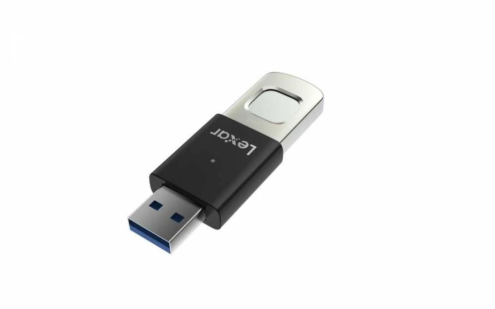 USB Atmintinė - Lexar Pirštų Atspaudo F35pro 64GB 300 MB/s Skaitymas 150 MB/s Rašymas Juoda